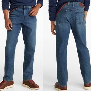 LLBean Flex Classic Fit Straight Leg Jeans Men's Size 35×30